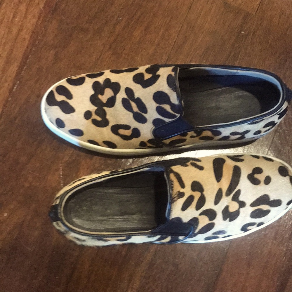 Animal print sneakers